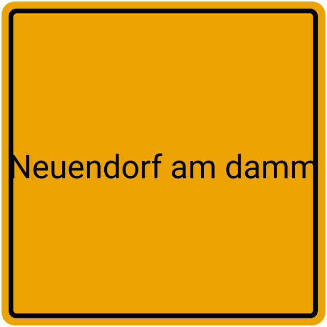 Meldebestätigung Neuendorf am Damm